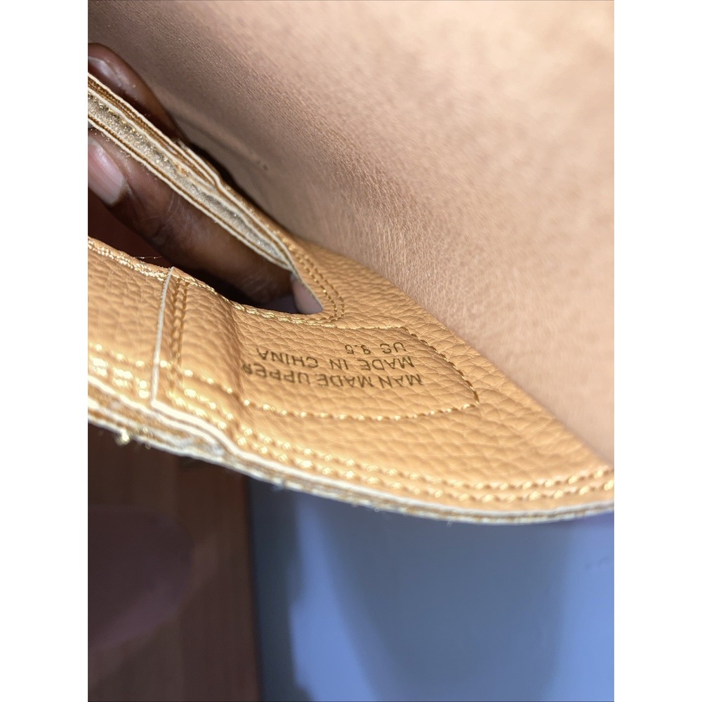 Oasis Society of California Sienna Double Strap Slide Sandals Women's Cognac 8.5 - Picture 7 of 7